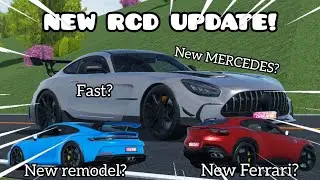 NEW SPORTS CAR UPDATE IN RCD ROBLOX!! - Roblox Realistic Car Driving