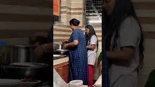 😄😍First time in kitchen after wedding❤️
