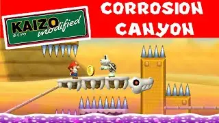 NSMBW Kaizo CORROSION CANYON made by FatYoshi69 [A NEW KAIZO ERA]