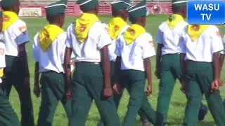 MARK FINLEY NA WAZIRI WA MAMBO YA NDANI  WAKISHANGAZWA NA GWARIDE LA PATHFINDER CCM KIRUMBA
