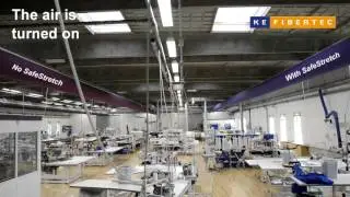 SafeStretch - Tight fabric ducts, with or without air