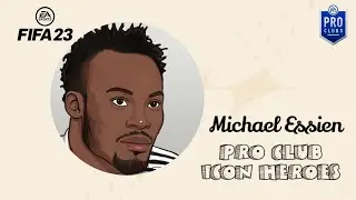 FIFA 23 Pro Club Face Creations - Michael Essien - Pro Club Look alike