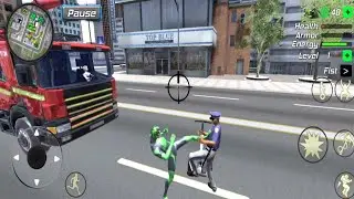 2 ) Rope Frog Ninja Hero Car Vegas - Funny Fight Gameplay ✨ Android Gameplay