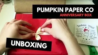 Unboxing | Pumpkin Paper Co Anniversary Box