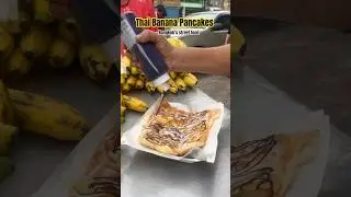 Bangkok Street Food Vlog | Thai Banana Pancakes #travelvlog #foodvlog #pancake #thailand #bangkok