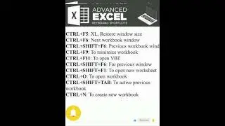 Advance excel shortcuts keys||excel||shorts#english#interview questions and answers