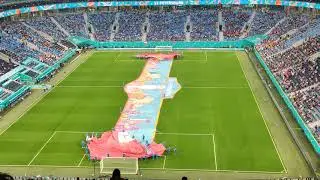 Церемония открытия матча Бельгия-Россия. UEFA EURO 2020
