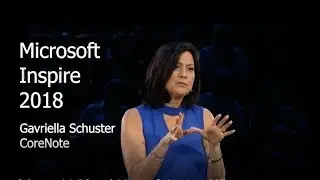 Gavriella Schuster talks about partnerships & MailGuard in her #Microsoft #Inspire #CoreNote speech