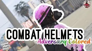 *CROOKED COP MERGE PATCHED* GTA5 | ADVERSARY COLORED CAMO COMBAT HELMET Female Component Outfits