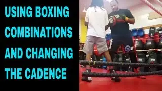 Using combinations and cadence in boxing
