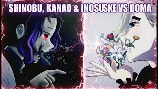 Doma Proposes Shinobu | Shinobu, Kanao & Inosuke vs. Doma | Demon Slayer Infinity Castle Arc
