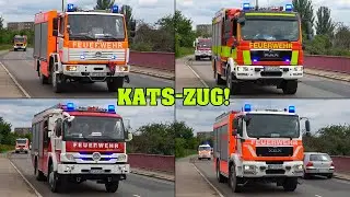 [KatS-ZUG FEUERWEHR ERFURT] - 9 Fahrzeuge auf Einsatzfahrt | Rückkehr aus dem Kreis Ahrweiler!
