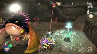 Pikmin 3 - Vehemoth Phosbat Battle