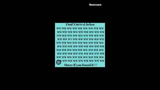 Can you find letter N  in the puzzle???#iqtest#puzzle#brainteaser
