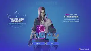 Fortnite june crewpack skin