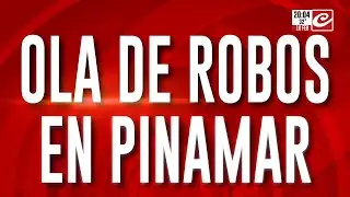 Ola de robos en Pinamar: asaltaron a un turista