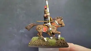 Victrix Ltd Gallic cavalry standard bearer Painted showcase.