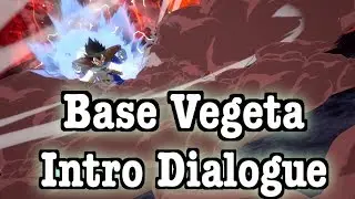 Все диалоги из вступительной заставки базовой версии Вегеты в Dragon Ball Fighterz.