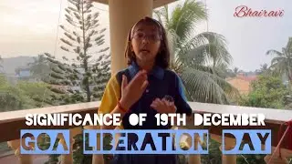 Goa Liberation Day speech by Bhairavi Salelkar
