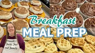 EASY BREAKFAST MEAL PREP IDEAS | EGG MCMUFFIN | GRAB N' GO BREAKFAST RECIPES | COOK WITH ME