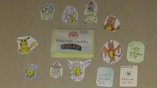 Pok&eacute;mon paper game.Paper coins, skills and MORE.150 subscribers special video.