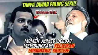 AHMED DEEDAT VS MISIONARIS KRISTEN LICIK | Tanya Jawab Paling Seru Sheikh Deedat❗