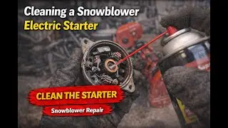 Snowblower Starter Motor Replacement and Assembly