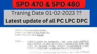 New update on SPD 470 & SPD 480 #sindhpolice #470 #480