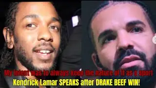 Kendrick Lamar SPEAKS in first interview after DRAKE BEEF WIN! #kendricklamar #drake #beef #grammy