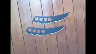 C&oacute;mo hacer un cuchillo ASUMA SARUTOBI de cart&oacute;n Asuma's Chakra Blades