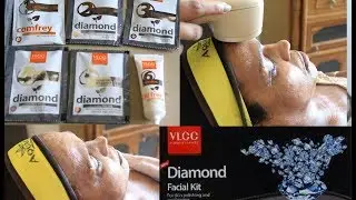 VLCC *Diamond Facial Kit* | How to do step by step facial at home | DIY Facial at home