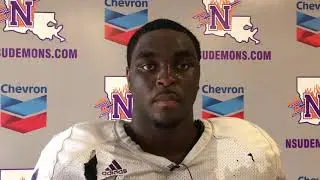 Outside linebacker Jomard Valsin discusses the defense&rsquo;s day in the first fall scrimmage