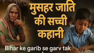 मुसहर जाति की सच्ची कहानी | Bihar ke Musahar Samaj ka Itihas aur Vikas ✅