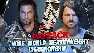 WWE Payback 2016 Predictions!