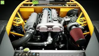 Installing a Turbo on my new car and racing it (Wrench Game)