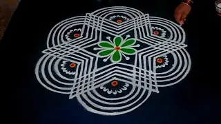 Dhanurmasam special rangoli design 🌺 Traditional Friday Rangoli 🌺 Easy festival rangoli design