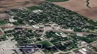The history of McLean, Illinois