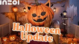 NEW Halloween Content in InZoi 🎃Funerals, Pumpkin Carving + Spooky Recipes 🍲👻
