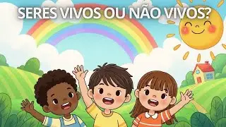 Seres Vivos e Seres Não Vivos / Mundo Encantado Kids #youtubekids #videoeducativo #aprender