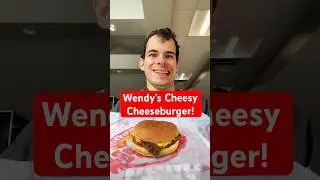 Wendy&rsquo;s Cheesy Cheeseburger! #wendys #delicious #cheeseburger #burger #food #review