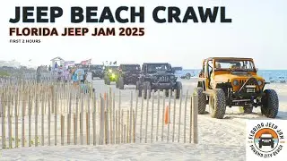 Florida Jeep Jam Beach Crawl - First 2 hours of event.