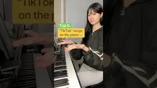 Top 5 TIKTOK SONGS on the piano 😵&zwj;💫 #piano #fyp #tiktok #top5 #shorts #music