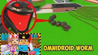 My Drone Caught an Omnidroid Worm in Real Life! Girl Noob vs Pro Minecraft Troll Video