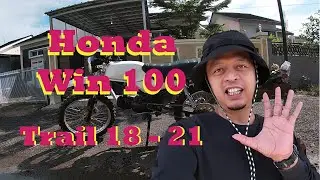 Honda win 100 trail ban 18 21