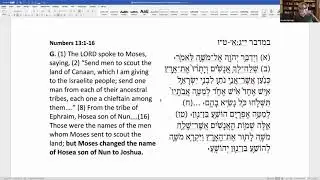 What&rsquo;s in a Name: Exploring Biblical Characters through the Meaning of their Names: Class 2