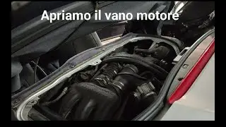 Come accedere al vano motore Porsche Boxster 986