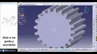 Engranaje recto. Catia V5