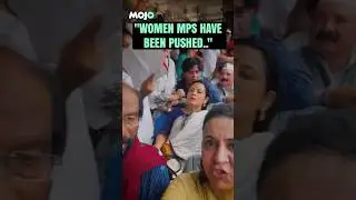 Viral | Mahua Moitra Faints During ECI Protest | &ldquo;Women MPs have Been Pushed!&rdquo; | #viralvideo #modi