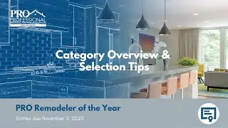 Overview of the PRO Awards Categories