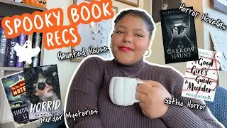Spooky books to read in October| Halloween MYSTERY and HORROR Book Recommendations